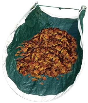Raccoglitore di foglie, pieghevole, pop-up, riutilizzabile, da giardino, per la raccolta dei rifiuti, per detriti, tagliata, prato, patio, giardino, pulizia del prato