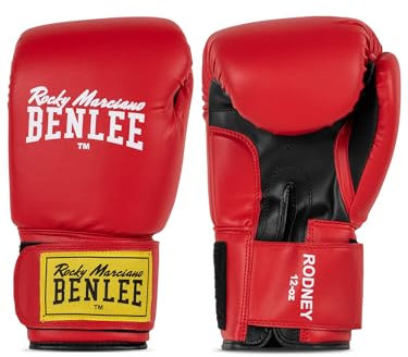 BENLEE Boxhandschuhe aus Kunstleder Rodney, Red/Black, 06 oz