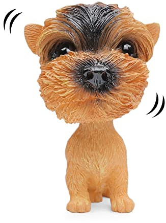 COGEEK Bobble Head Dogs Bobbing Heads Car Dash Puppy Car Decoration (Yorkshire Terrier)