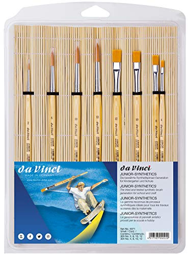 Da Vinci 5371 Schulpinselset, transparent, 1