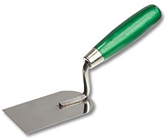 STALCO STUKKATEURSPACHTEL 60mm Stukkateurkelle Maurerkelle Gipsspachtel Kelle