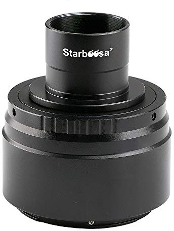 Starboosa Soporte Adaptador de cámara telescópica para Nikon Serie Z sin Espejo de Marco Completo, con Adaptador en T de 1.25 Pulgadas, para telescopio Prime Focus y fotografía