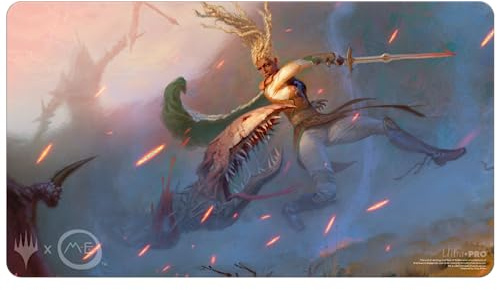 Ultra Pro UP - The Lord of the Rings Tales of Middle-Earth Playmat B - Featuring Eowyn for MTG