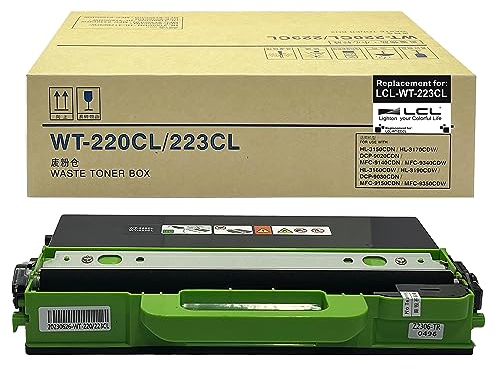 LCL WT220CL WT-220CL Resttonerbehälter WT223CL WT-223CL Resttonerbehälter (1Pack) Ersatz für Brother HL-L3210CW HL-L3230CDW HL-L3270CDW MFC-L3710CDW MFC-L3750CDW MFC-L3770CDW MFC-L3730CDW DCP-L3510CDW