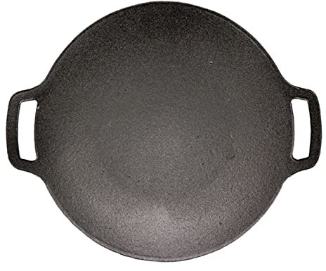 BESPORTBLE Parrilla De Barbacoa Coreana Sartén De Hierro Fundido Mediana Antiadherente Multifuncional Para Exteriores y Camping Utensilios De Cocina Uso Familiar