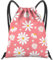 BHAHB Turnbeutel mit Kordelzug, für Fitness, Strand, Schwimmen & Reisen,Stylischer Nette Wasserdicht Sporttasche für Damen Mädchen Herren (Z4-Daisy)
