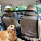 Hundenetz Auto Rückbank, 115 x 62 cm Auto Hundenetz Sicherheitsnetz mit verstellbarem Seil und Haken, Trennnetz zwischen Haustier & Autofahrer, Hunde Netz für Auto, für Kombis, Lastwagen, SUV,Schwarz