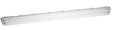 OSRAM Submarine LED vattentät armatur, 2x19W, neutralvit 4000K, 3800lm, IP65, damm- och stänksäker, för källare och garage