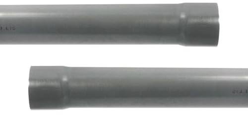 Arcanaute - Tube PVC - 2 Tubes PVC évacuation NF-Me prémanchonné - diamètre 100 mm - 4 mètres - ép. 3,0 mm -