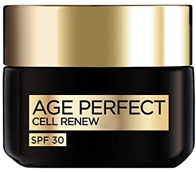 L'Oreal Paris Cell Renew Day Cream, Age Perfect Anti-Oxidant Recovery Complex Eye Cream With SPF 30 For Anti- Wrinkle, Firmness, Radiance And UV Protection, 50ml