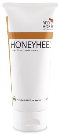 Honeyheel - Equine Wound Cream | Horse Skin Barrier Cream | Scabby Heel Ointment | Mud Rash | Sunburn | Honey, Aloe Vera, Zinc Oxide | Soothe & Protect |