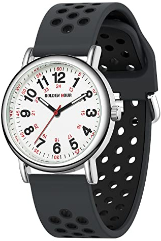 GOLDEN HOUR Orologio da Infermiere Impermeabile per Professionisti Medici, Studenti Donne Uomini