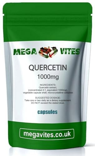QUERCETIN Capsules 1000mg x 365 - MEGAVITES AMINOLAB