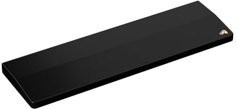 Glorious Gaming Wooden Keyboard Wrist Rest (Kompakt) - Weiße Esche, mittelgrobe Maserung, glatte Oberfläche, schweiß- und ölbeständig, leicht zu reinigen, rutschfeste, 300 x 100 x 19mm - Onyx