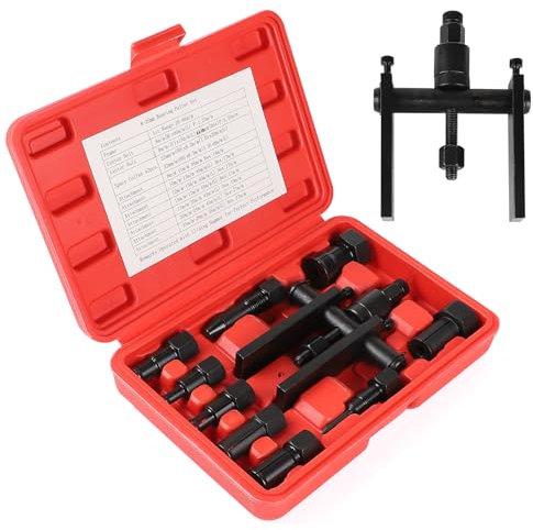 MIGUBIGU Jeu de 10 pièces Extracteur de Roulement de Roue Moto 8mm-25mm, Arrache Roulement 2 Branches, Arrache Moyeu 2 Griffes Moteur électrique pour Vélo, Machine, Voiture, Motos