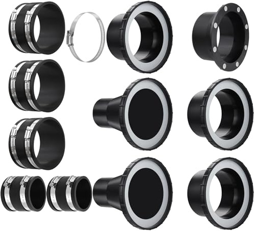 4 Magnetic Dust Collection Fittings for Dust Collectors Woodwork Shop Vacuum Hose,One-to-Multi Magnetic Dust Collector System w/1PK Mag Port Connector+5Set 4”&2.5” Couplers,Quick Hose to Drum Jointer
