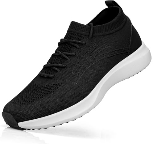 Puweco Scarpe Uomo Running Sneakers Leggere Traspiranti per Corsa Palestra Camminata Fitness Tennis Jogging Outdoor Comode Sportive
