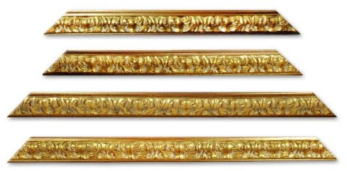 Cornice barocca 961 ORO oro 40 x 50 cm, taglio con mitra
