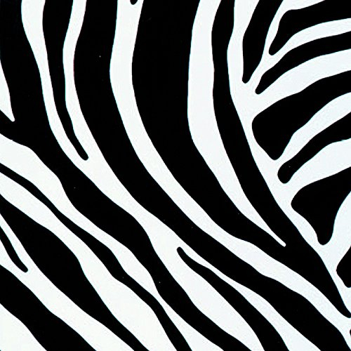 Klebefolie Möbelfolie Zebra Muster schwarz weiß 45 cm x 200 cm Selbstklebefolie Dekorfolie