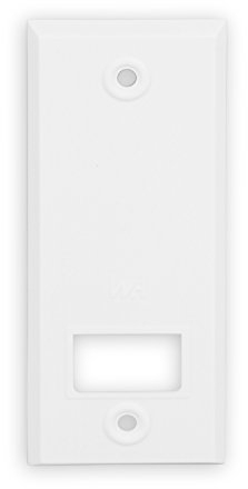 DIWARO® Wicklerblende für Gurtwickler | Kunststoff weiß | Lochabstand 104 mm | Abdeckplatte zur Abdeckung von handelsüblichen Gurtwicklern