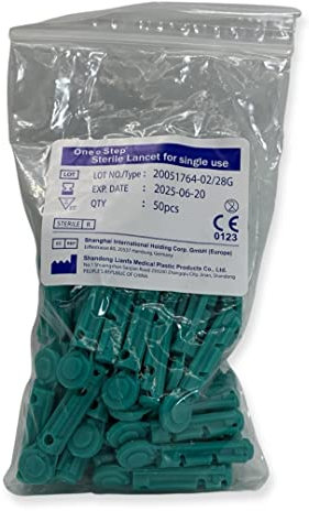 100 x 28G Manufacturer Confirmed Fully Compatible Lancets for PiC Indolor, Microlet, Freestyle, Abbott, One Touch, SD and Many More