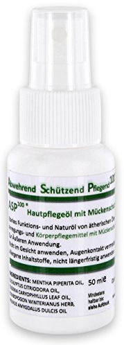 ASP100® Hautpflegeöl mit Mückenschutz, stichfrei Biomückenschutz, Antimückenspray 50ml