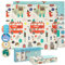 Babify Alfombra de Juegos para bebés espesor 1 cm, plegable, antideslizante, extragrande, reversible, impermeable, portátil, de doble cara, para niños pequeños y bebés (180x200x1.0cm), Multicolor