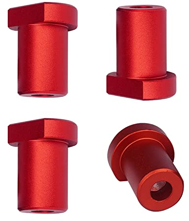 4 Stück Bankhaken 20mm Bench Dog, Aluminiumlegierung Bench Dogs Bank-Hundeklemme Bankstopps für T-Track, Werkzeug Hobelbank Holzbearbeitungstisch Werkbank Zubehör für 20 mm Hundeloch