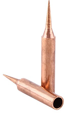 Panne à souder pour fer à souder 5 mm 10 pièces cuivre basse température pointes pour fer à souder outil pour station 900M-TI 8 x 7 x 1