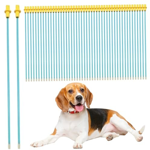 Pesoncarl Tubo de catéter para inseminación de Perros 50 Piezas Kit de inseminación Artificial desechable para Perros Cabeza Redonda Flexible 12 Suministros de reproducción de para pequeños y Med