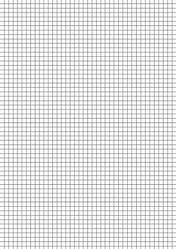 Kanzleibogen/Klausurbögen - 5 mm kariert - A4 / 21,0 x 29,7 cm - 500 Bögen