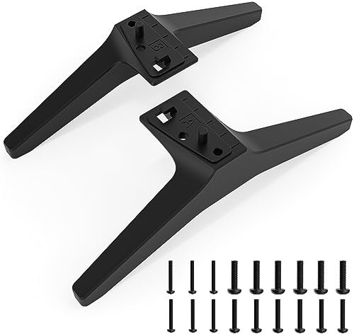 Pieds de support TV pour LG Smart TV, base de rechange pour TV LG 65 65UP7560AUD 65UN7300AUD 65UK6090PUA avec vis, facile à installer