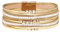Rumnoke Leather Wrap Bracelets for Women Multilayer Wristband Braided Rope Cuff Bangle Crystal Gold