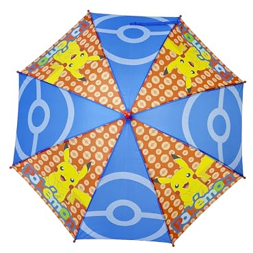 CYPBRANDS - Pokémon, automatico, ombrello per bambini e ragazze, multicolore, prodotto ufficiale, multicolore