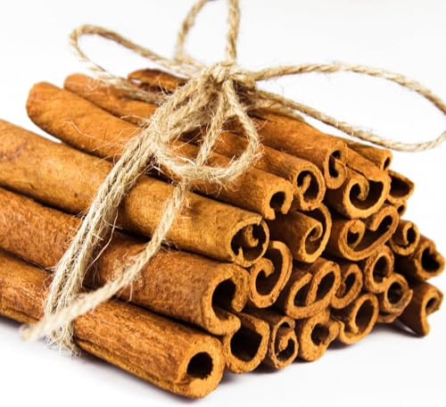 Dried Cinnamon Sticks for Crafts & Decoration - 9-10cm, 20pcs Scent Sticks for Wreaths & Christmas Tree