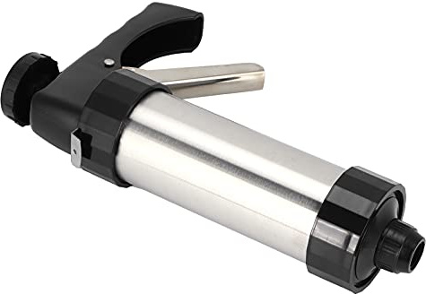 POCREATION Biscuits Press, Pistola para Dough Syringe Cake Decorating Tools, Kakpress for Family Baking with Stainless Steel