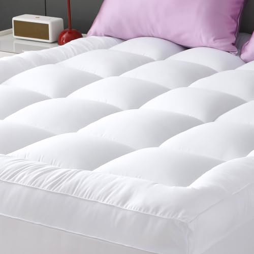 YUGYVOB Full Size Mattress Topper Extra Thick, Cooling Plush Mattress Pad