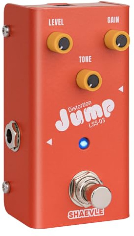 SHAEVLE Pedale di distorsione per chitarra in stile crunch: circuito completamente analogico, true bypass, design compatto per un drive classico simile a un amplificatore JUMP (Crunch Distortion)