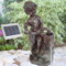 Garten BRUNNEN SOLAR TEICHPUMPE SOLAR SPRINGBRUNNEN GARTENBRUNNEN SOLAR WASSERSPIEL, Set SOLAR PUMPE TEICHPUMPE f. TERRASSE TEICH Garten GARTENTEICH Solarteichdekoration (Solar ohne Akku LAUSEBUB)