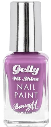 Barry M Gelly Hi Shine Nail Paint, Orchid |Purple Glossy Nail Polish