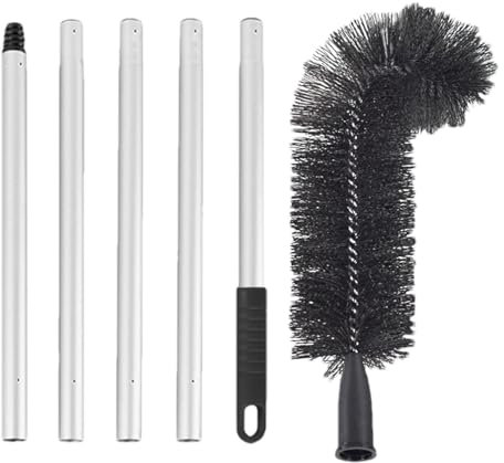 Gutter Brush Gutter Cleaning Tools Extendable Gutter Cleaner Gutter Cleaning Roof Gutter Cleaner Portable Cleaning Scraper Tool for Cleaning Leaves and Debris Detachable Cleaning Brush