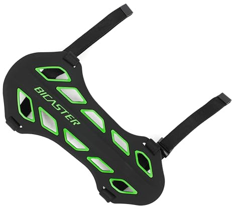 FQH Archery Arm Guard Bow Arm Protection Adjustable Bracer for Adults and Beginners Safe Shooting Target Archery Practice Bow Accessories (Black Green)