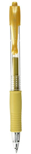 Pilot G207 Retractable Gel Rollerball 0.7 mm Tip (Single Pen) - Gold