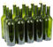 Botella de vino de 750 ml, con o sin corcho, vacía. 3 colores, verde oliva, 24 Stk. mit Korken