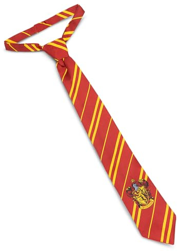 Funidelia Corbata Oficial Harry Potter Gryffindor para niños. Incvluye: Corbata con nudo y cierre de velcro. Accesorios de disfraces para niños - Traje para niños para fiestas, Carnaval y Halloween