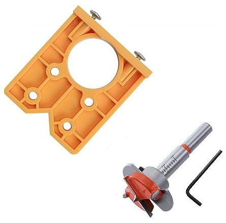 Shallho 35 mm Apertura Bisagra Ajustable Forstner Taladro Bisagra