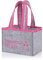 FunX Flaschentasche Prosecco to go - Filztasche für 6 Flaschen - Grau mit Trageschlaufen und Aufdruck - Vielseitig einsetzbar - 19x12x14 cm