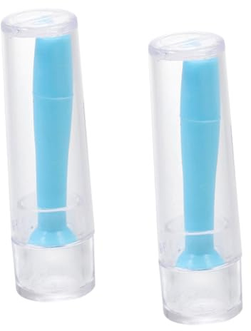 Homoyoyo 2 Piezas Aplicador de Lentes Barra de Lentes Rgp Profesional de Silicona Seguro Fácil Uso y Retiro para Cuidado
