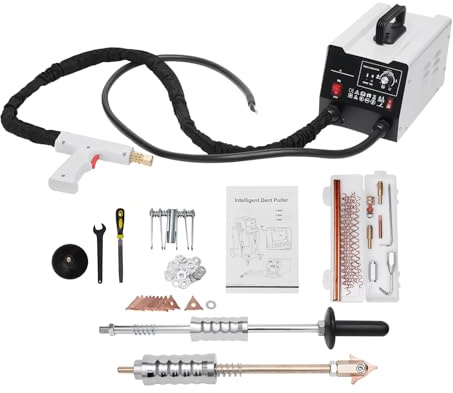 Karosserie Ausbeulspotter, 3500Amp 220V Automatisches Dent Puller Punktschweißgerät kfz Ausbeulreparatur Spotter Professionelle Schweißgerät Multimodal Reparatur Kit für Karosserie-Reparatur