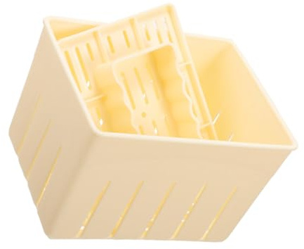 CIYODO Stampo per Tofu Fai da Te Design Pratico e Resistente Scolapasta Integrato per Rapida Scolatura Utensile Cucina per Formaggio e Soia